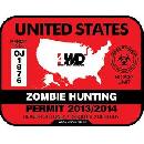 Free 4WD Zombie Hunting Decal