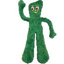 Gumby 9-Inch Plush Filled Dog Toy $3.30
