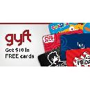Free $10 Gift Card from Gyft