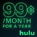 12 Months of HULU for 99¢/mo