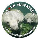 Free I Love Manatees Sticker