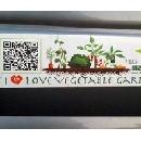 I <3 Veg Gardening Sticker