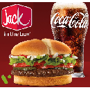 FREE Jumbo Jack Burger w/ Drink Purchase