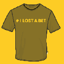 Free I Lost a Bet T-shirt