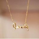 Free LOVE Word Necklace