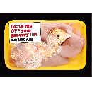 Free Peel-off Chicken Meat Tray Stickers