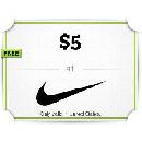 Free $5 Nike Gift Card