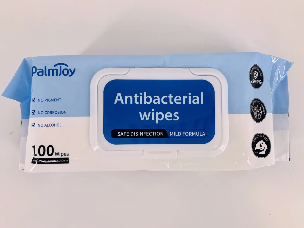 FREE 100 Pack of Antibacterial Wipes