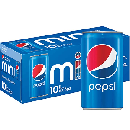 10-Pack Mini Pepsi Soda Cans $3.33