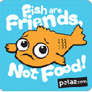 FREE 'Fish Are Friends, Not Food' Stickers