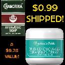 Soap + Cucumber Cream $0.99
