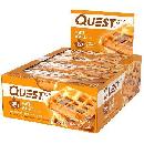 12 Quest Maple Waffle Protein Bars $13.62