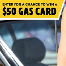 Enter to Win a $50 Gas Gift Card