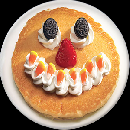 Free Scary Face Pancake 10/31