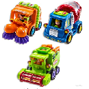 3-Pack WolVolk Push & Go Toy Cars $14.73