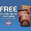 Free Smokin Barrel Beef Jerky