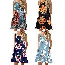 Women's Summer Floral Print  Dress $11.49
