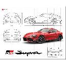 FREE 2020 Toyota GR Supra Blueprint Poster
