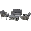 4pc Wicker Outdoor Patio Set $231