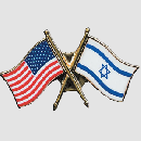 Free U.S. & Israel Flag Pin