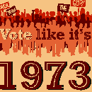 Free "Vote Like It's 1973" Sticker