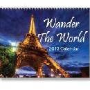 Free Wander The World Calendar