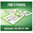 Free Who Rescued Who Sticker