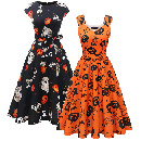 Women Halloween Vintage Style Dress $12.90