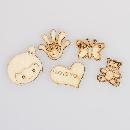 Free 10pc Wooden Loose Beads