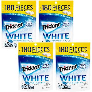 4 180ct Bags Trident Peppermint Gum $6.35